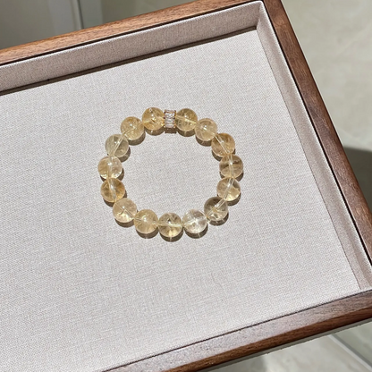 Golden Rutilated Quartz Bracelet