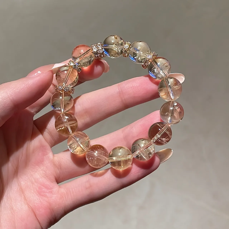 Golden Rutilated Quartz Bracelet