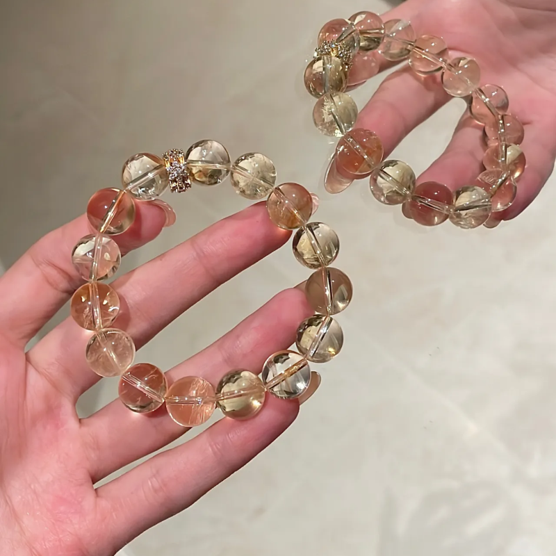 Golden Rutilated Quartz Bracelet