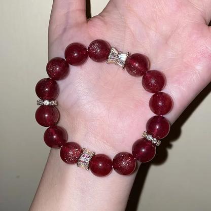 Strawberry Quartz Bracelet